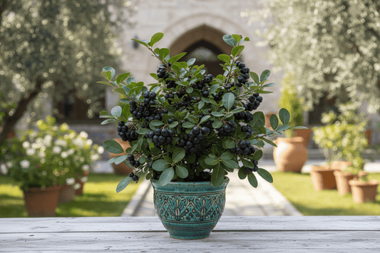 Bahçevilya Aronya (Aronia melanocarpa) Fidanı 1 - 2 yaş arası saksılı - Bahçevilya