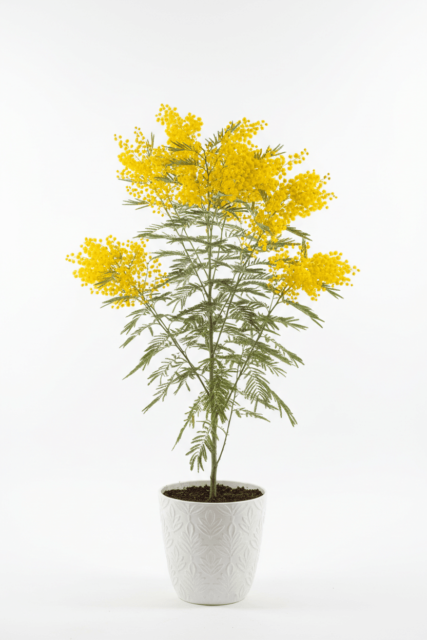 Bahçevilya Mimoza Çiçeği (Acacia dealbata) Fidanı 1-2 Yaş arası tüplü - Bahçevilya