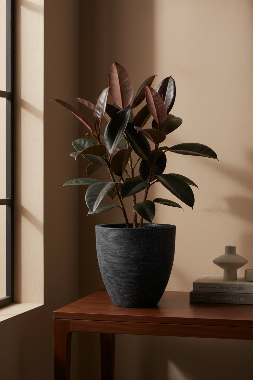 Ficus Elastica Burgundy in Silva 050
