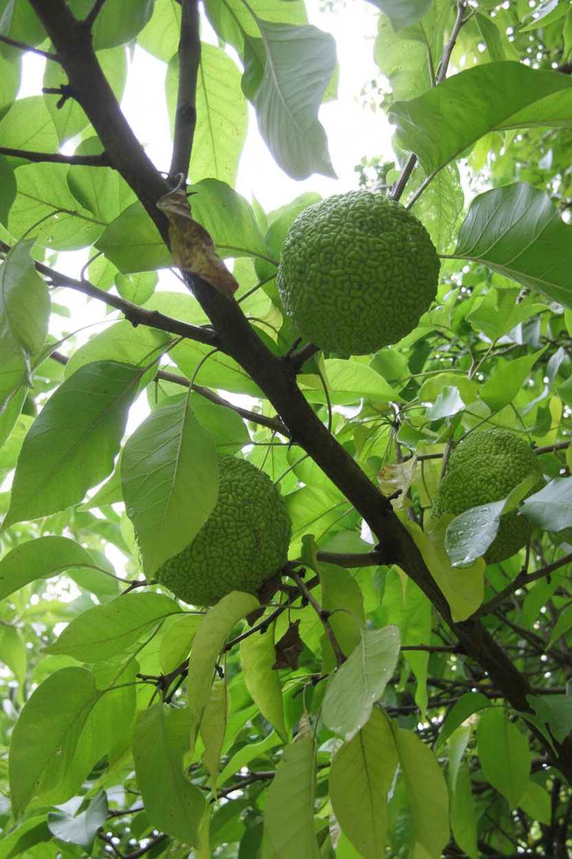 Maclura Pomifera - Dallarda Meyveler